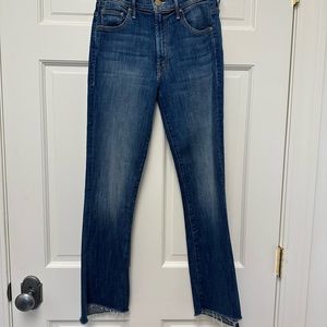 MOTHER Insider Crop Step Fray Size 26 Jeans